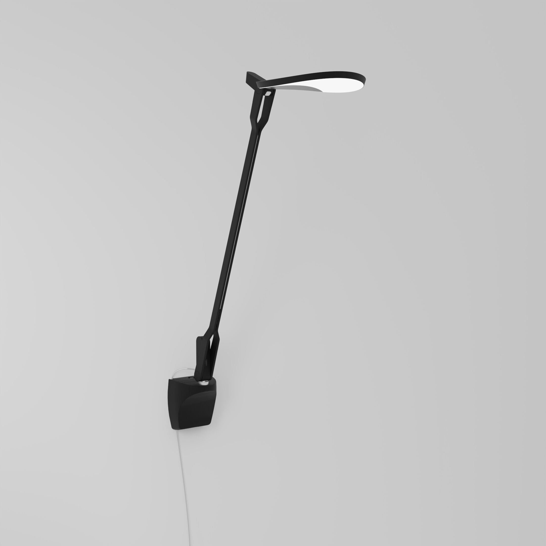 Splitty Wall Mount Desk Lamp Wall Light in Matte Black, Wall Mount